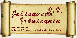 Jelisaveta Vrbničanin vizit kartica